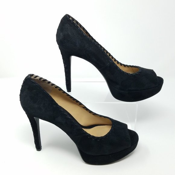 Antonio Melani shoes suede‎ platform heels size 8M - Picture 1 of 7
